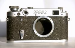 FED-2 rangefinder film camera 35 mm M39 mount USSR body Type C late