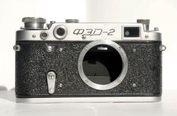 FED-2 rangefinder film camera 35 mm M39 mount USSR body Type C medium