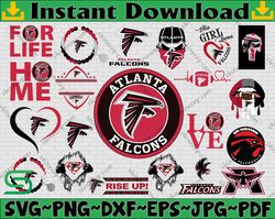 Bundle 21 Files Atlanta Falcons Football team Svg, Atlanta Falcons svg, NFL Teams svg, NFL Svg, Png, Dxf, Eps