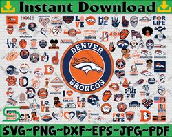 Bundle 109 Files Denver Broncos Football Team Svg, Denver Broncos Svg, NFL Teams svg, NFL Svg, Png, Dxf, Eps