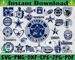 Bundle 30 Files Dallas Cowboys Football team Svg, Dallas Cowboys Svg, NFL Teams svg, NFL Svg, Png, Dxf, Eps