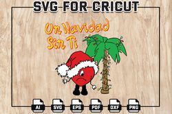 Bad Bunny svg, Un Navidad sin ti svg, Bad Bunny svg, Baby benito Christmas svg, Layered SVG cricut, Digital Download
