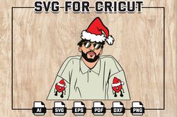 Bad Bunny Svg, Bad Bunny Christmas Svg, Christmas Svg, Svg Cut file for Cricut and Silhouette, Digital Download