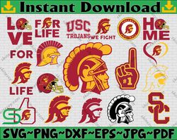 Bundle 18 Files USC Trojans Football Team svg, USC Trojans svg, N C A A Teams svg, N C A A Svg, Png, Dxf, Eps