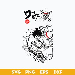 Luffy SVG, Monkey D.Luffy SVG, One Piece SVG, Anime Manga SVG, PNG DXF EPS File