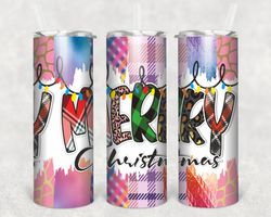 christmas tumbler sublimation design STRAIGHT&TAPERED 20 oz - 6