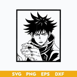 Megumi Fushiguro SVG, Jujutsu Kaisen SVG, Manga SVG, Anime SVG, PNG DXF EPS File