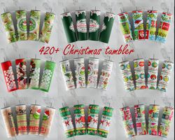 Christmas tumbler sublimation designs downloads / Christmas Collage Tumbler Wrap -20 oz Sublimation Tumbler Wrap -PNG Di