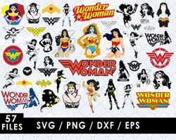 Wonder Woman Svg Files, Wonder Woman Png Images, Wonder Woman Clipart, SVG Cut Files for Cricut