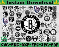 Bundle 44 Files Brooklyn Nets Basketball Team, Brooklyn Nets svg, Net svg, NBA Teams Svg, NBA Svg, Png, Dxf, Eps