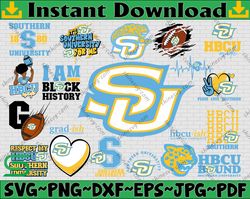 Bundle 20 Files Southern University Football Team Svg, Southern University Svg, HBCU Team svg, Mega Bundle, Designs