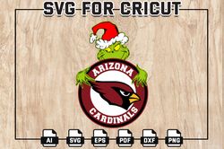 Grinch Arizona Cardinals Football SVG, Cardinals NFL Logo Svg, Grinches svg, NFL Teams, Football SVG, Digital Download