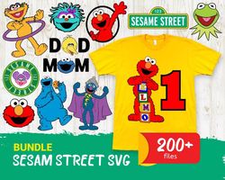 Sesame Street Svg Files, Sesame Street Png Images, Sesame Faces Svg, Clipart Bundle, SVG Files for Cricut