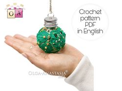 Christmas ball crochet pattern , Christmas Drink Ball , crochet ball pattern , Irish Crochet pattern , crochet pattern.