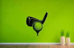 Golf Ball Sticker, Golf Game Wall Sticker Vinyl Decal Mural Art Decor