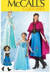 PDF Patterns MC Calls 7000 Costumes for girls "Cold heart"