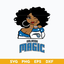 Orlando Magic Girl SVG, Orlando Magic SVG, NBA SVG, Sport SVG PNG DXF EPS File