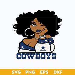 Dallas cowboys Girl SVG, Dallas cowboys SVG, NFL SVG PNG DFX EPS File