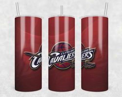 Cleveland Cavaliers Basketball Tumbler Wrap, 20oz Tumbler Design Straight, NBA Basketball Tumbler Wrap