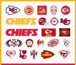 Kansas City Chiefs Svg Cut Files, Chiefs Logo, Chiefs Png Logo, Chiefs Clipart, Svg File for Cricut, Nfl Logo Svg