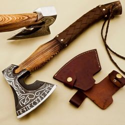 camping hatchet tomahawk axe carbon steel tomahawk axe