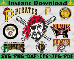 Bundle 10 Files Pittsburgh Pirates Baseball Team Svg, Pittsburgh Pirates svg,  MLB Team  svg, MLB Svg, Png, Dxf, Eps