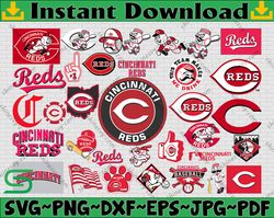 Bundle 34 Files Cincinnati Reds Baseball Team Svg, Cincinnati Reds Svg,MLB Team  svg, MLB Svg, Png, Dxf, Eps, Jpg