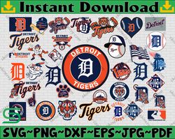 Bundle 38 Files Detroit Tigers Baseball Team Svg, Detroit Tigers Svg, MLB Team  svg, MLB Svg, Png, Dxf, Eps, Jpg