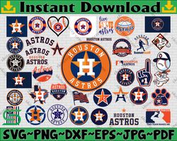 Bundle 40 Files Houston Astros Baseball Team svg , Houston Astros Svg, MLB Team  svg, MLB Svg, Png, Dxf, Eps, Jpg