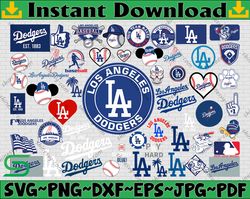 Bundle 55 Files LA Dodgers Baseball Team SVG, LA Dodgers Svg, MLB Team  svg, MLB Svg, Png, Dxf, Eps, Jpg