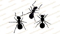 Ant svg Ants png Ant clipart Ant digital download Ant template Ant dxf Ant vector Ant eps Ant clip art Bag svg