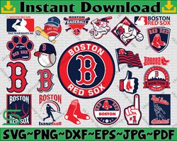 Bundle 21 Files Boston Red Sox Baseball Team Svg, Boston Red Sox Svg, MLB Team  svg, MLB Svg, Png, Dxf, Eps, Jpg