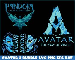 Avatar 2 bundle svg, Avatar the way of the water Avatar 2