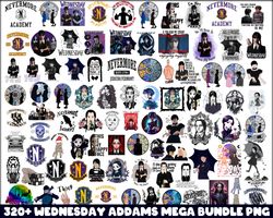 320 Wed Addams Png Bundle, Nevermore Academy Png, New 2022 TV Series Png, Horror Movies Png