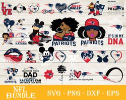 New England Patriots Bundle SVG, New England Patriots SVG, NFL SVG, Sport SVG Digital File