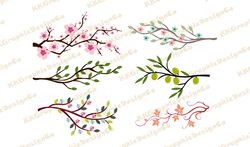 Tree branches svg Tree branches clipart Tree branch png Tree branch vector Tree branch eps Tree branches dxf