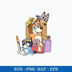 Bluey Mom SVG, Bluey SVG, Cartoon SVG, PNG, DXF, EPS File.
