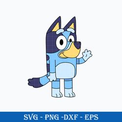 Bluey Heeler Dog SVG, Bluey SVG, Cartoon SVG PNG DXF EPS File.