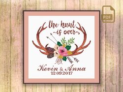 The Hunt Is Over Cross Stitch Pattern