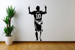 Lionel Messi FIFA World Cup 2022 Argentina Football Sports Football Stars Wall Sticker Vinyl Decal Mural Art Decor