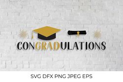 ConGRADutations SVG. Congratulations to graduates