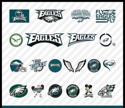 Philadelphia Eagles Svg Cut Files, Eagles Svg Logo, Eagles Png Logo, Clipart Bundle, Svg File for Cricut, Nfl Logo