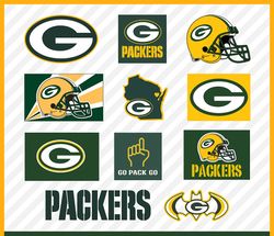 Green Bay Packers Svg Files, Packers Logo Svg, Packers Png Logo, Clipart Bundle, Nfl Logo