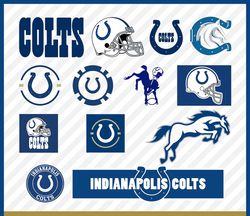 Indianapolis Colts Svg Cut Files, Indianapolis Colts Logo Svg, Colts Png Logo, Clipart Bundle, Nfl Logo