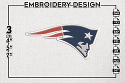 NFL Logo Embroidery Design, Patriots, New England Patriots NFL Embroidery, American Football, Machine embroidery designs