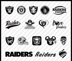 Las Vegas Raiders Svg Cut Files, Raiders Logo Svg, Raiders Png Logo, Clipart Bundle, Nfl Logo