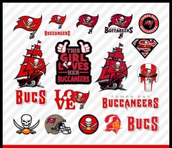 Tampa Bay Buccaneers Svg Cut Files, Buccaneers Logo Svg, Buccaneers Png Logo, Clipart Bundle, Nfl Logo