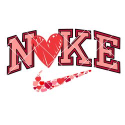 Nike Valentines Png, Hearts Png, Nike Logo Png