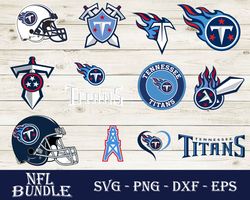 Tennessee Titans SVG Bundle, Tennessee Titans SVG, NFL SVG, PNG DXF EPS Digital File