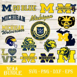 Michigan Wolverines SVG Bundle, Michigan Wolverines SVG, NCAA SVG, Sport SVG Digital File